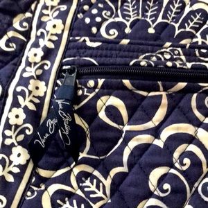 NWOT! Vintage Retired Vera Bradley Shoulder Bag. Navy and white